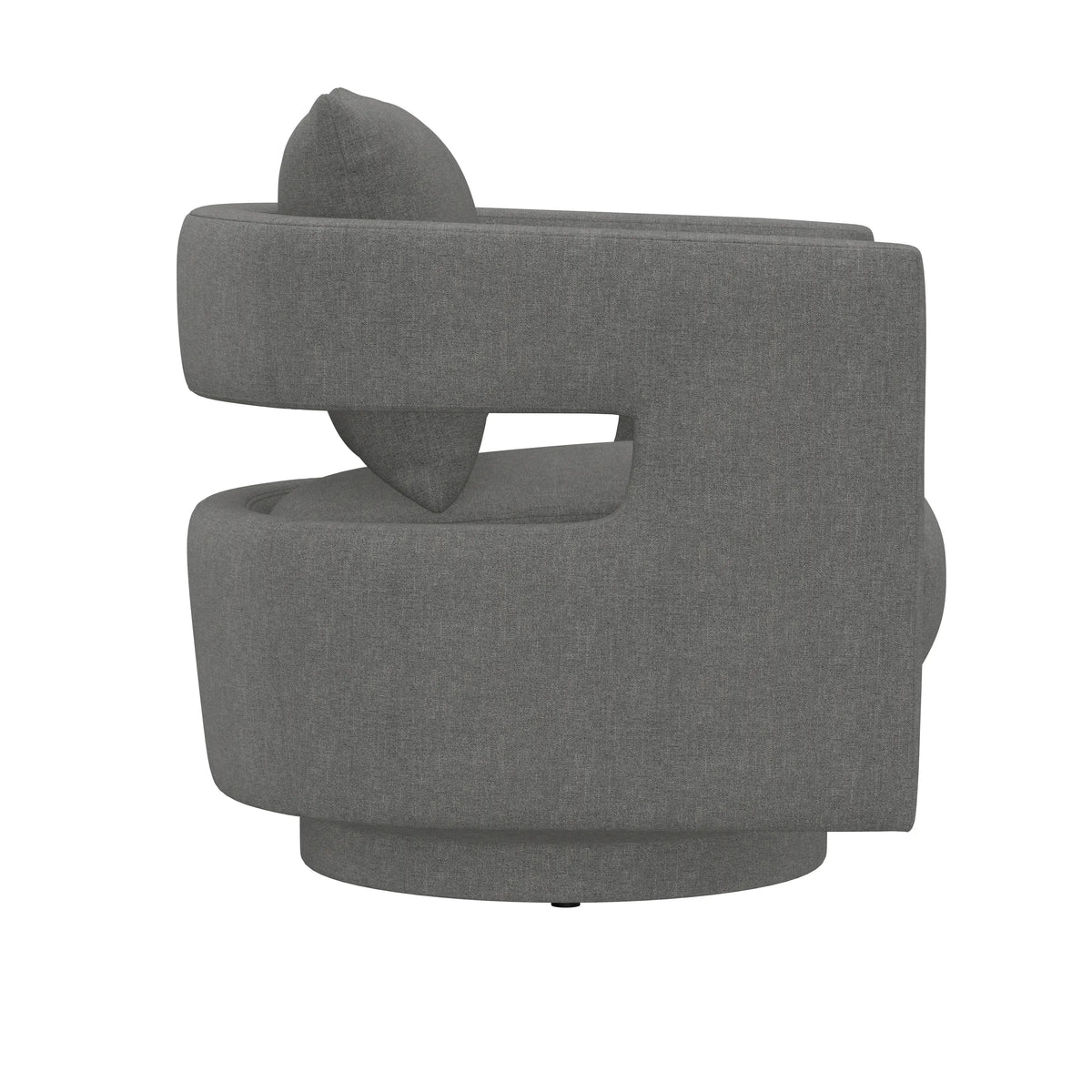 Jude Swivel Chair Flint Gray