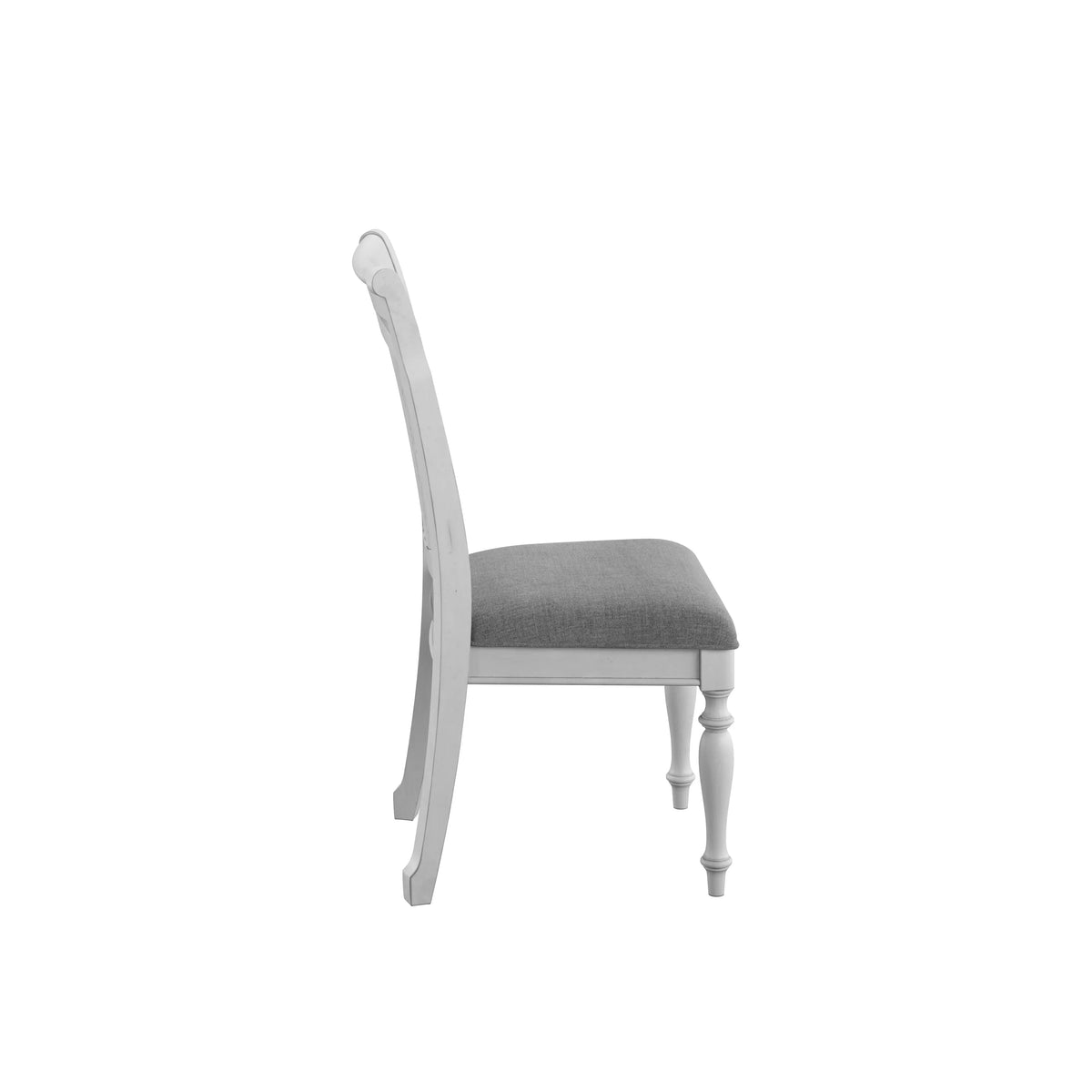 New Haven Slat Back Side Chair Oyster Shell