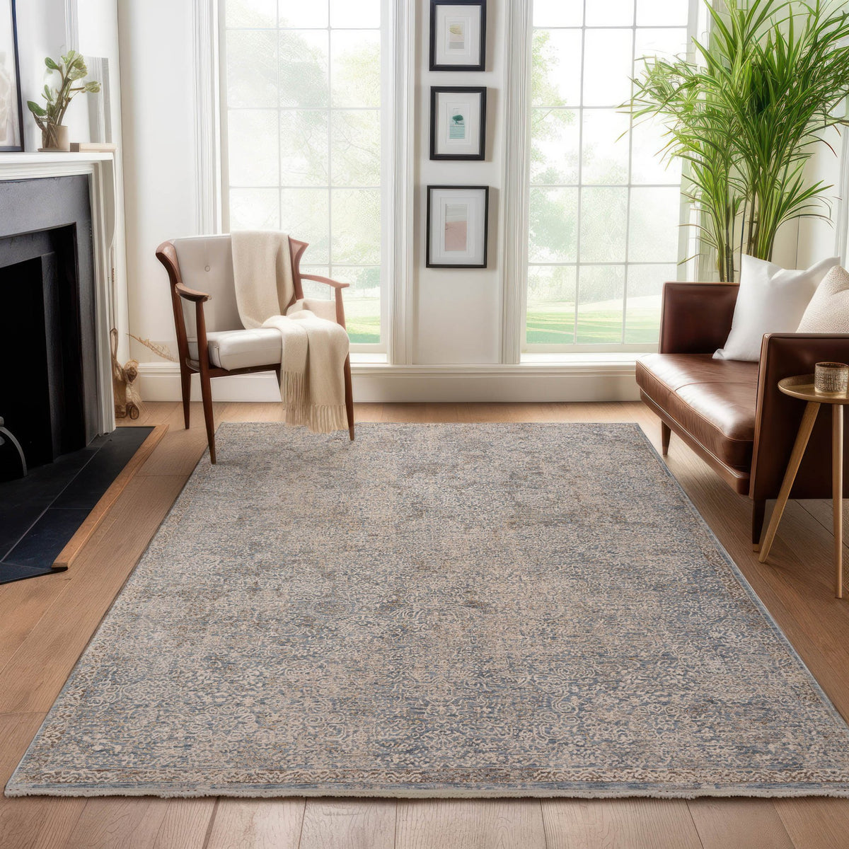 Vienna VI5 Denim Rug - Rug & Home