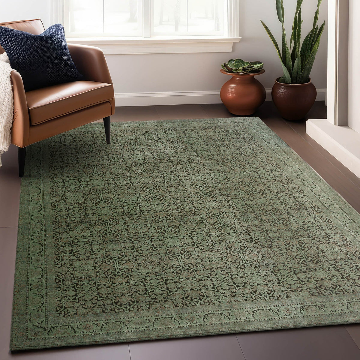 Vizcia VZ2 Green Rug - Rug & Home