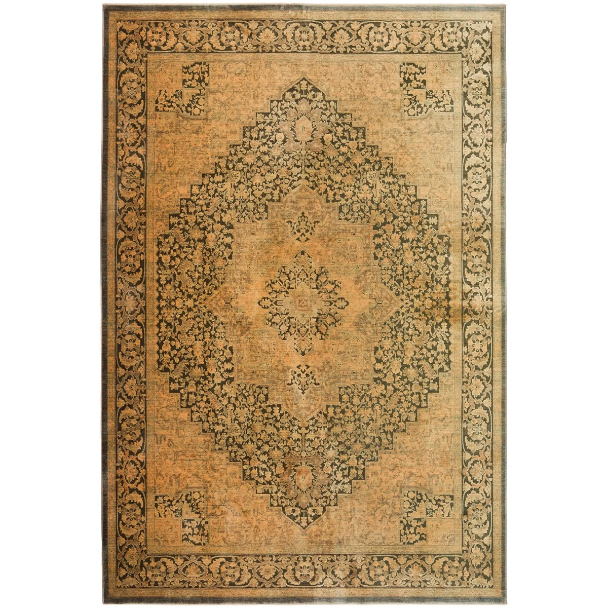 Vizcia VZ3 Gold Rug - Rug & Home