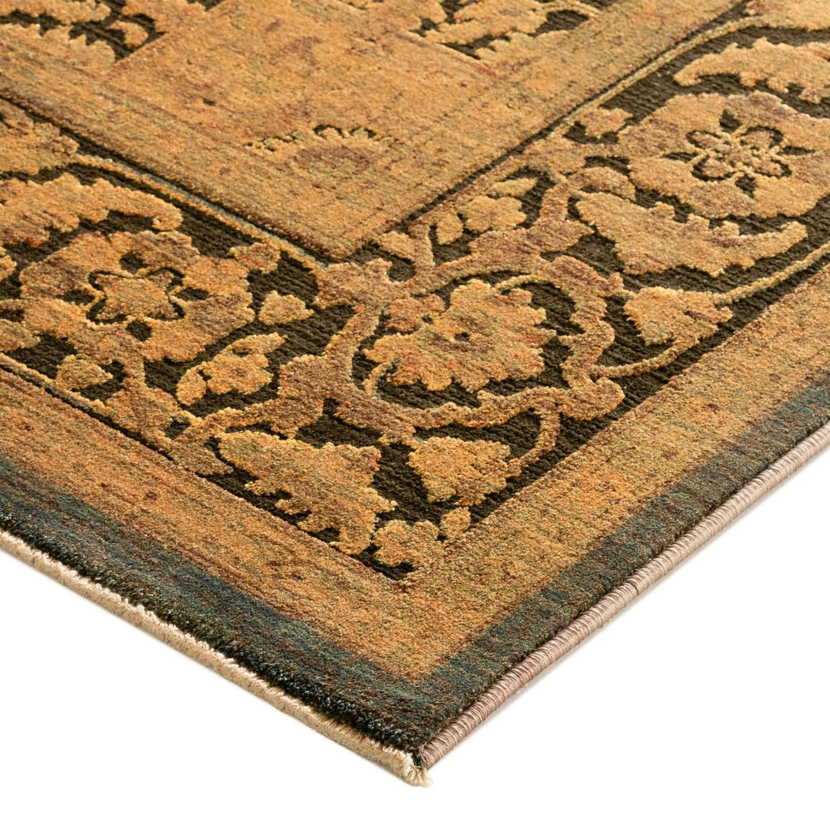 Vizcia VZ3 Gold Rug - Rug & Home