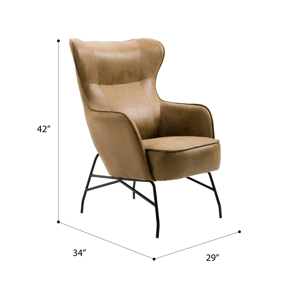 Franky Accent Chair Badlands Saddle