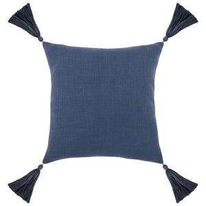 Indr/Outdr Karo Blue Pillow