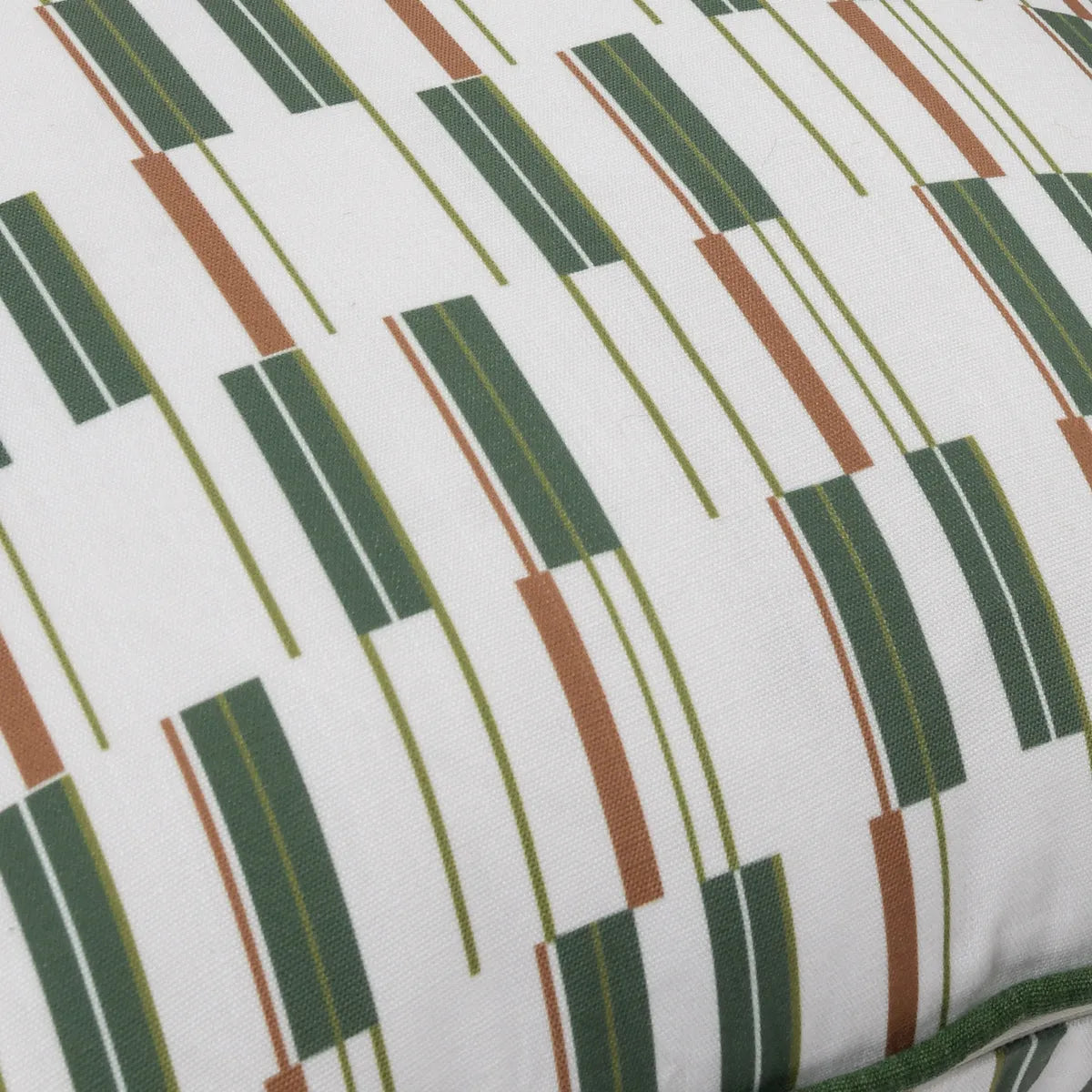 Indr/Outdr Nantucket Multi Green Multi Pillow