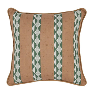 Indr/Outdr Delray Natural/Green Pillow