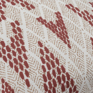 Indr/Outdr Sanibel Natural/Clay Red Pillow