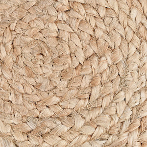 Faro Jute Natural/black Pouf