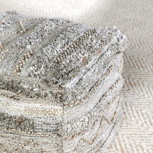 Performance Fallon Grey/Multi Pouf