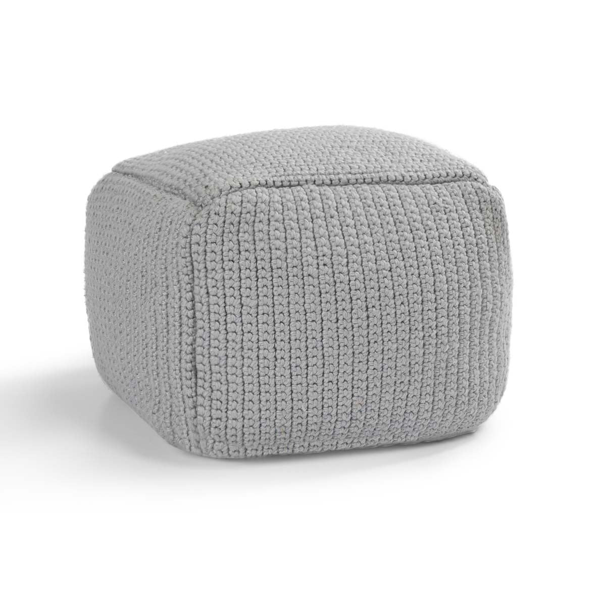 Performance Prism Grey Pouf