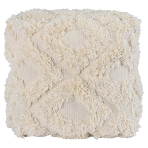 Luma Ivory Pouf