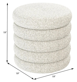 Zuri Storage Ottoman Cream