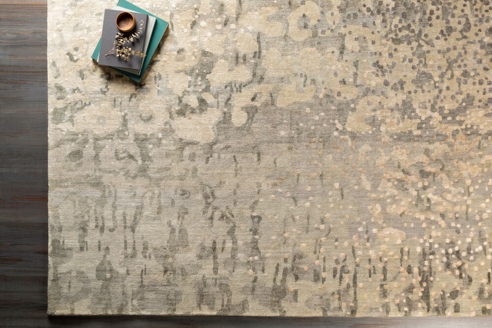 Watercolor WAT-5011 Beige / Black Rug