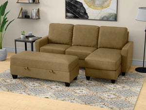 Dawson Storage Ottoman Mocha