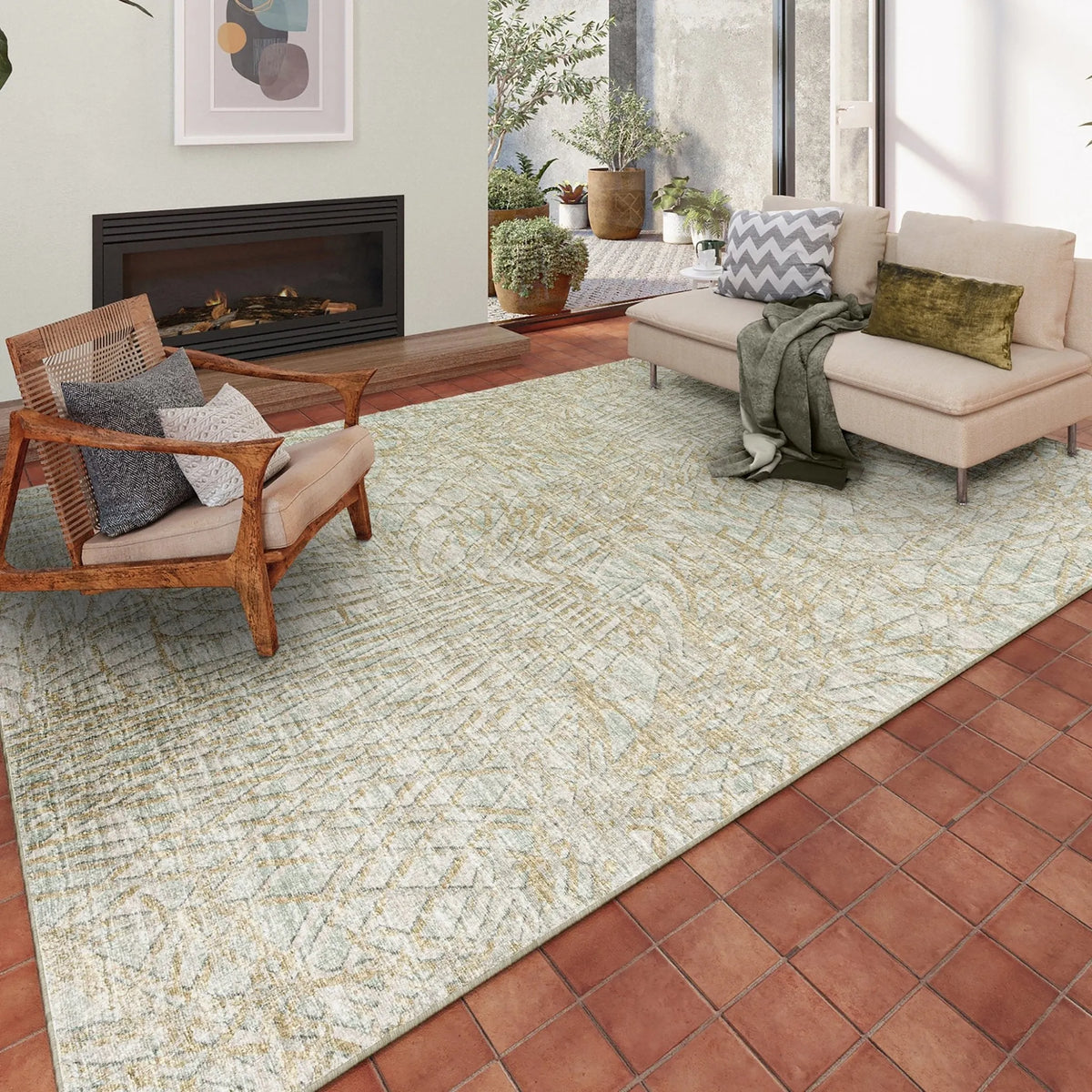 Winslow WL2 Aloe Rug - Rug & Home