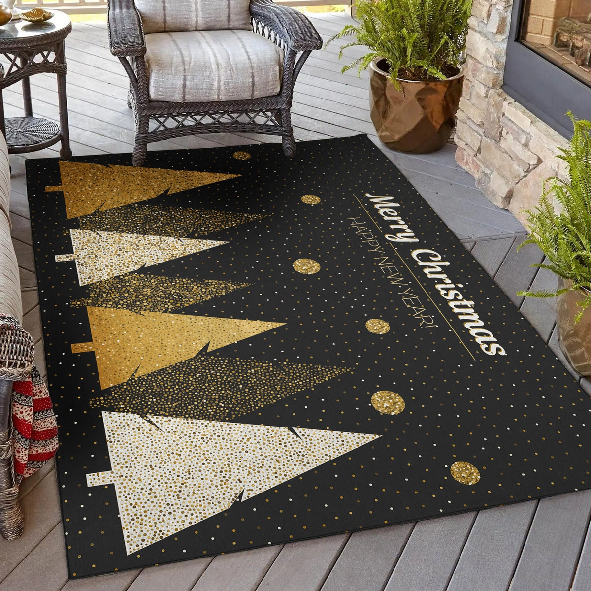 Wonderland WN11 Black Rug - Rug & Home