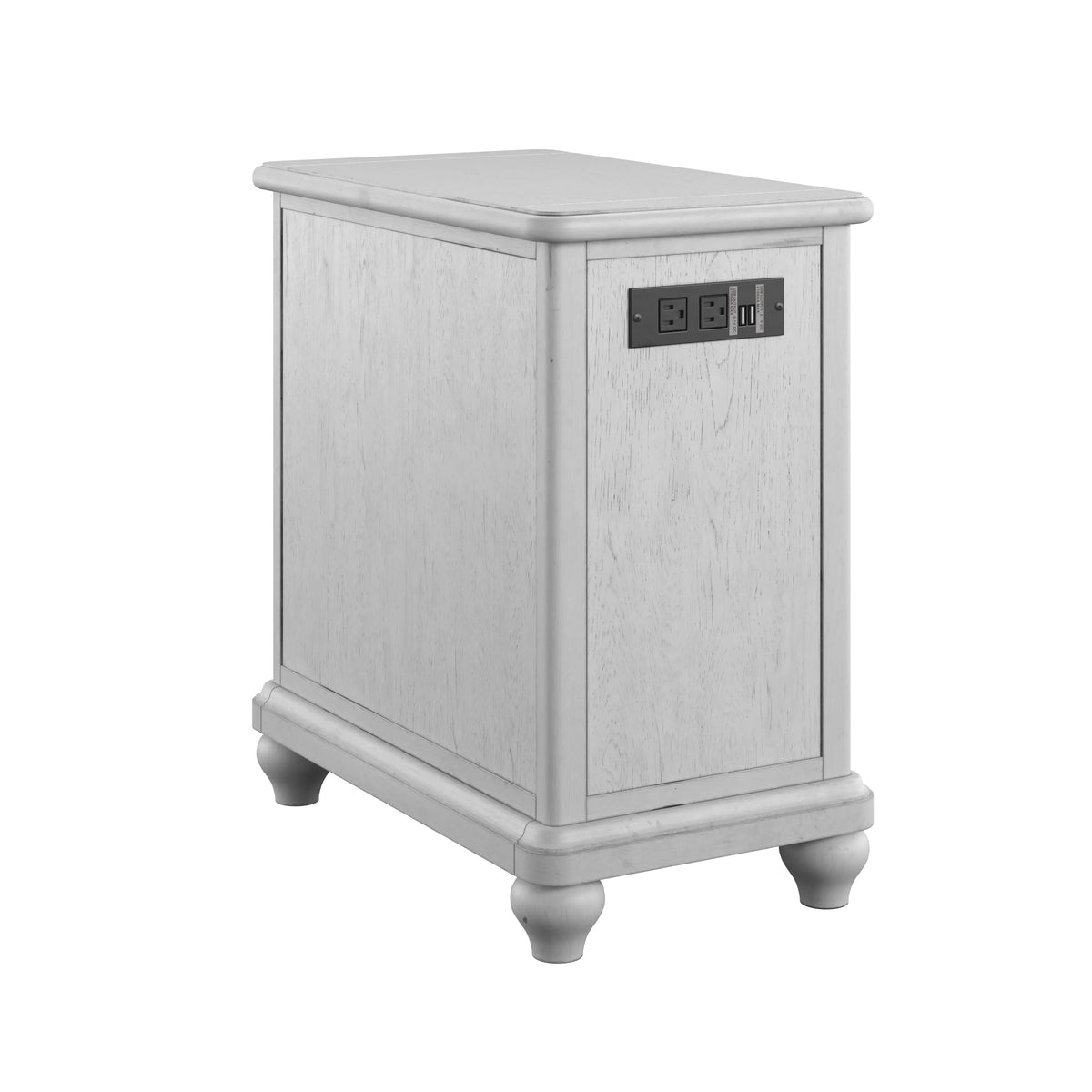 New Haven Chairside Table Oyster Shell