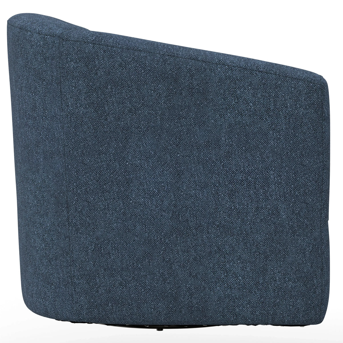 Oliver Swivel Accent Chair Textured Navy