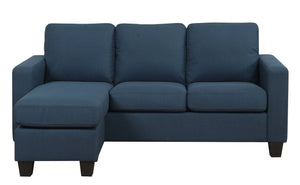 Nix Reconfigurable Chaise Sectional Marine Blue