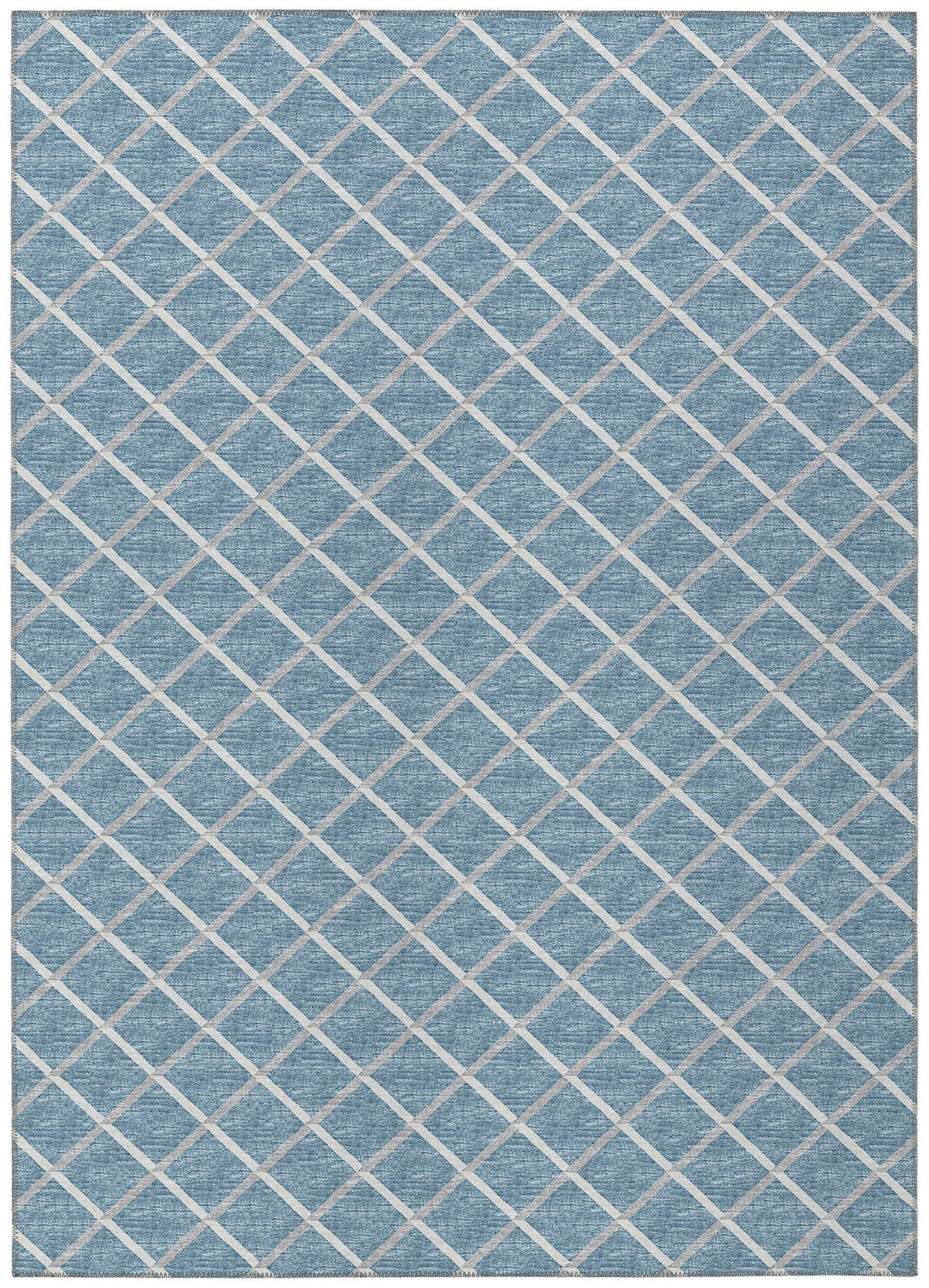 York YO1 Sky Blue Rug - Rug & Home