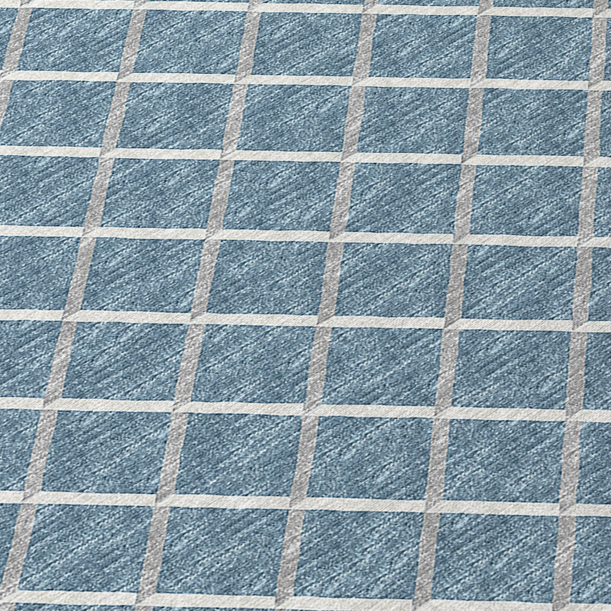 York YO1 Sky Blue Rug - Rug & Home