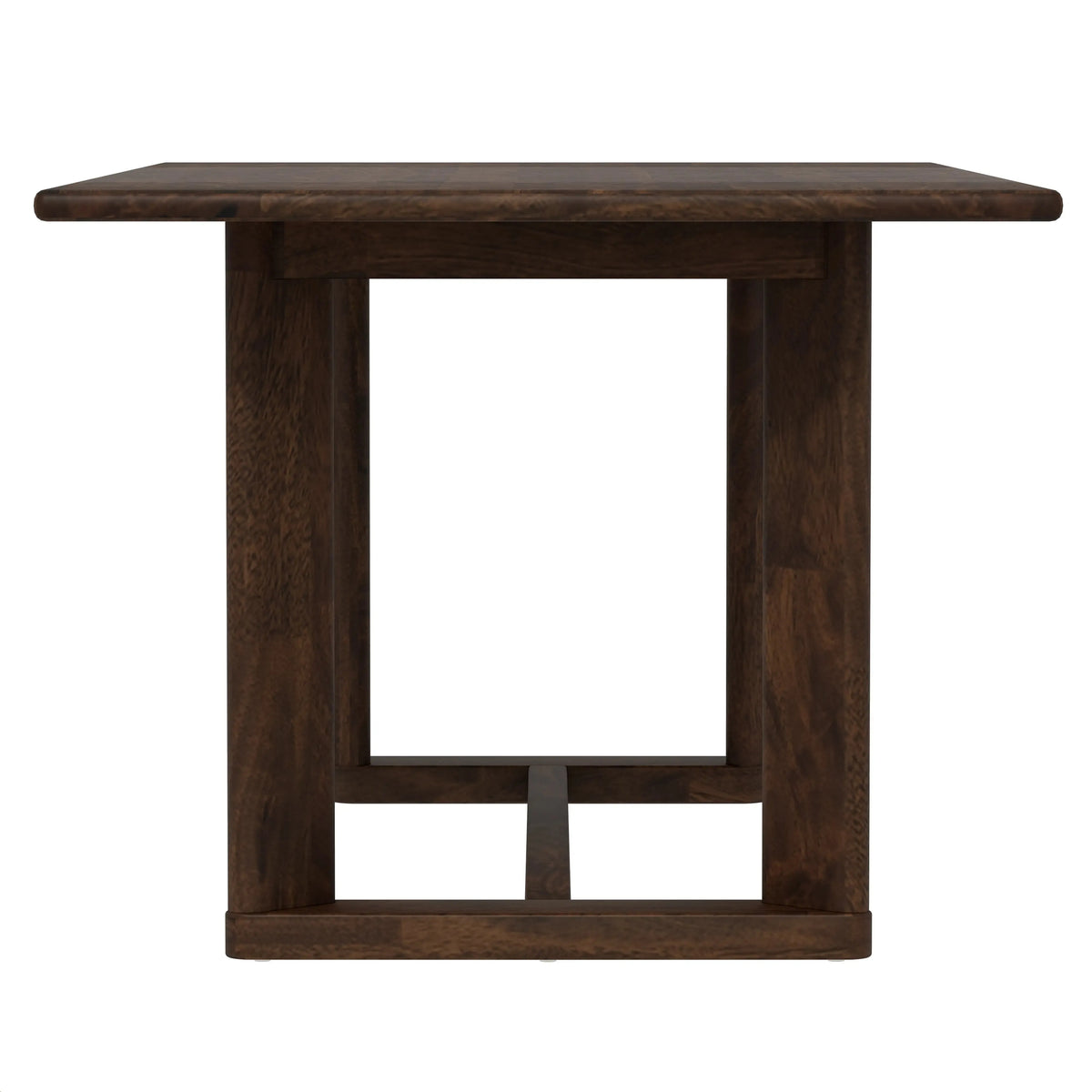 Ronan Trestle Dining Table Rich Brown