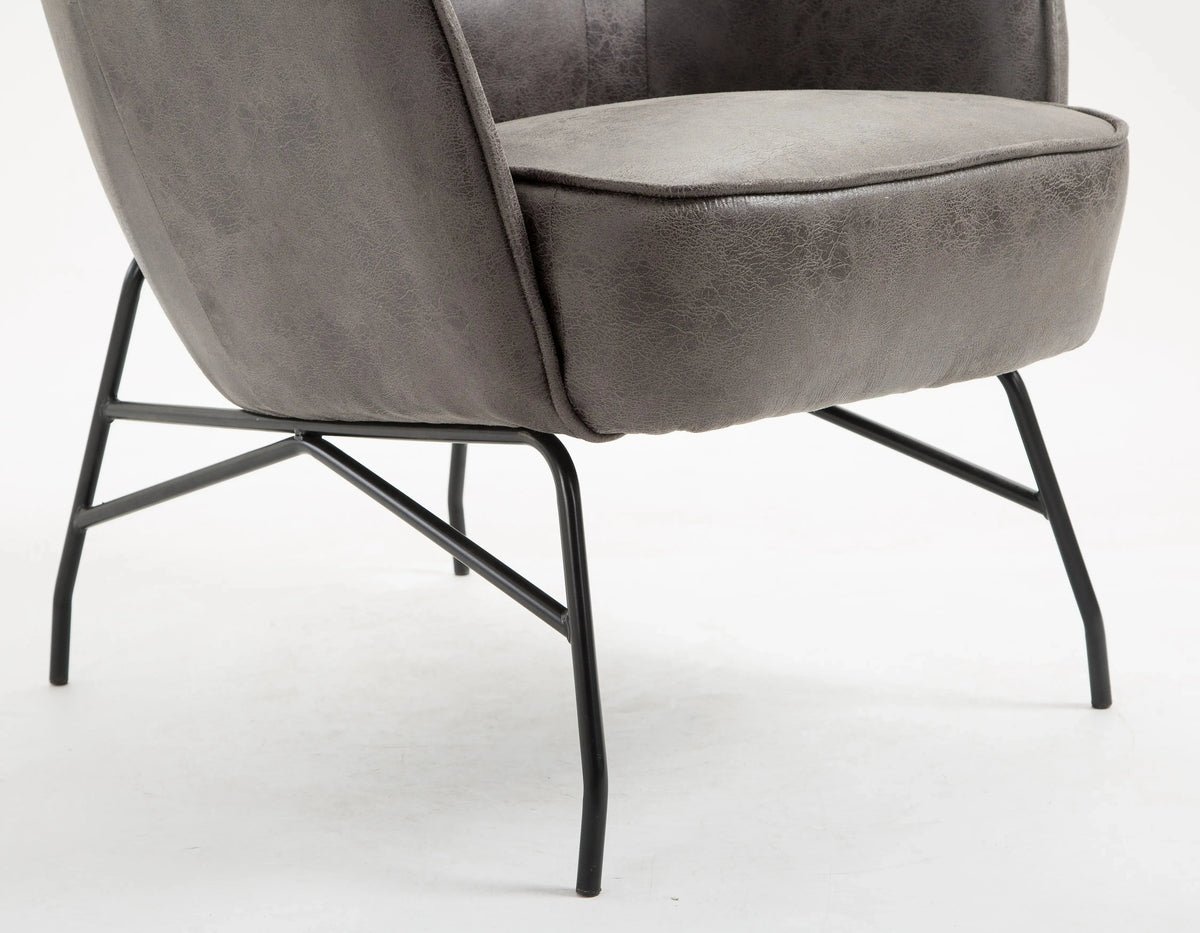 Franky Accent Chair Badlands Charcoal