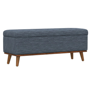 Rory Storage Ottoman Blue Heron