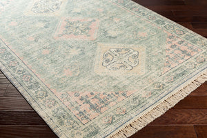 Zainab ZAI-2316 Dark Green / Light Olive Rug