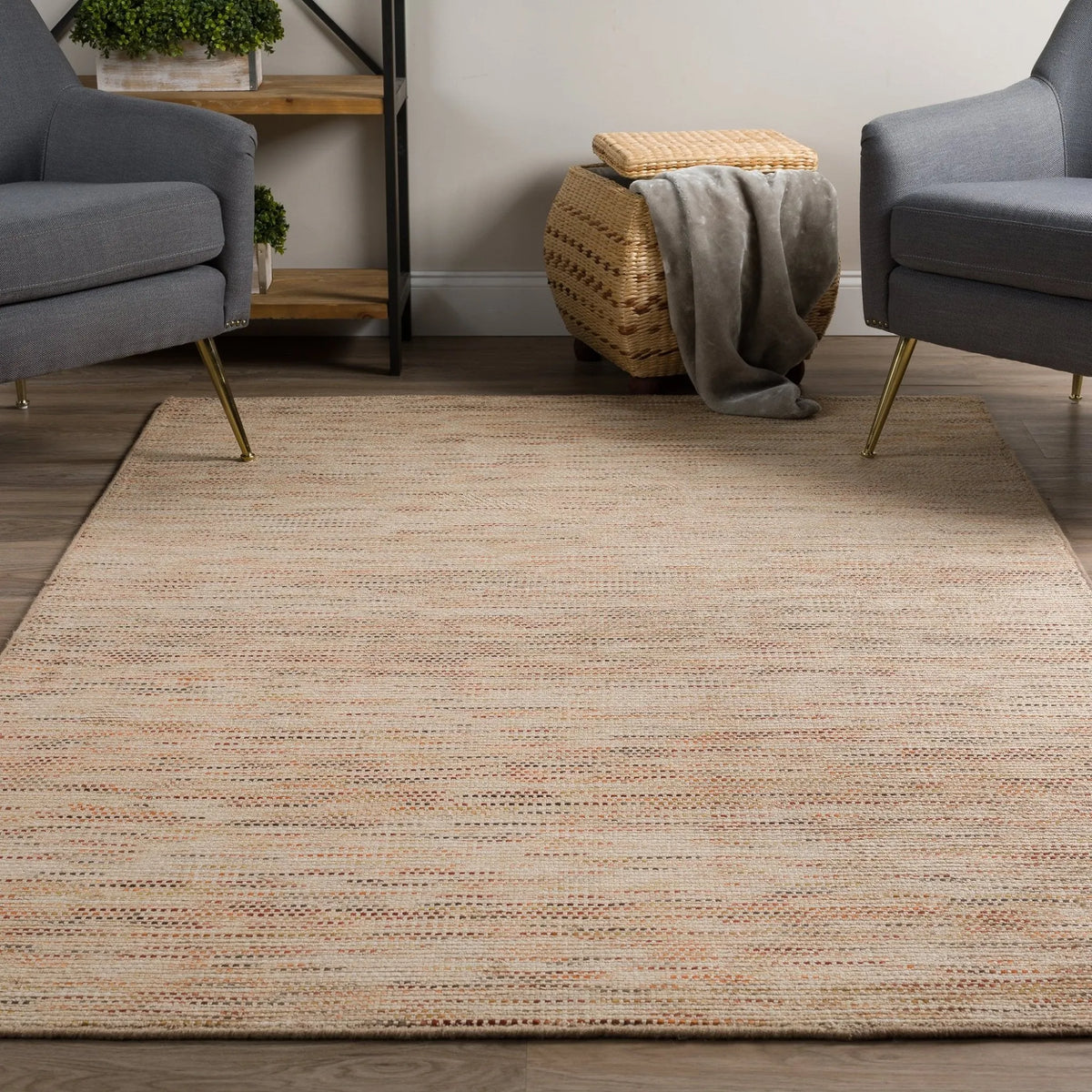 Zion ZN1 Mocha Rug - Rug & Home