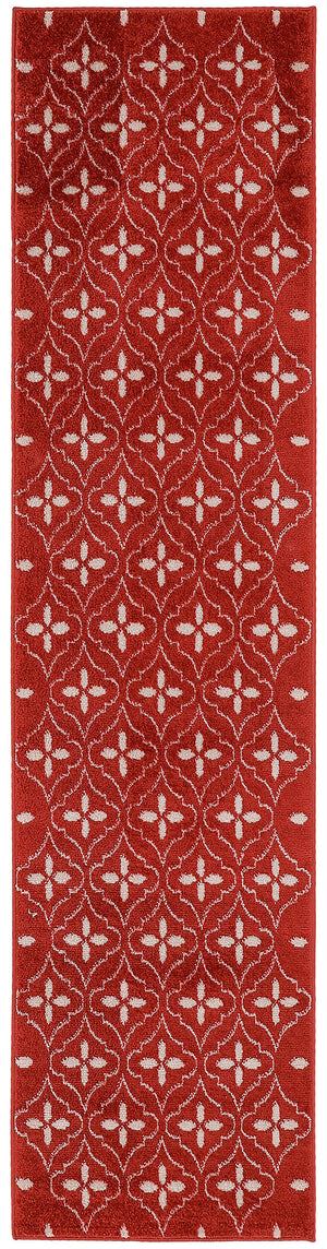 Nourison Essentials NRE04 Brick Ivory Rug