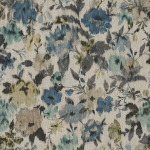 Cecily Storage Ottoman Blue Meadow