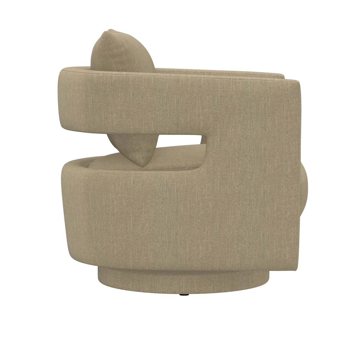 Jude Swivel Chair Dark Khaki