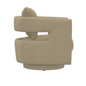 Jude Swivel Chair Dark Khaki