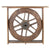 53" Reclaimed Wood Wheel Console Table - Rug & Home