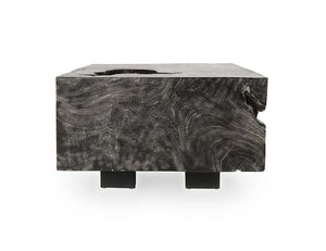 56" Coffee Table Black - Rug & Home