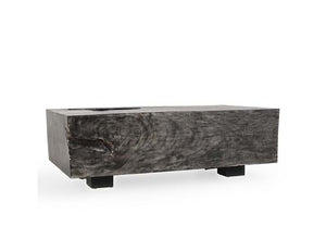 56" Coffee Table Black - Rug & Home