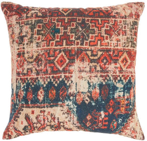 57 Grand by Nicole Curtis GT229 Red Pillow - Rug & Home