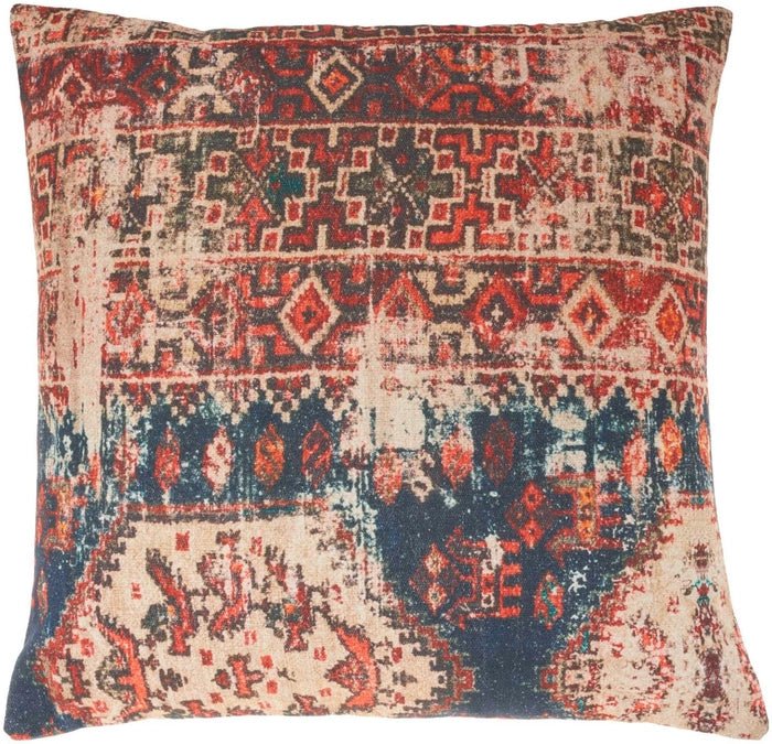 57 Grand by Nicole Curtis GT229 Red Pillow - Rug & Home
