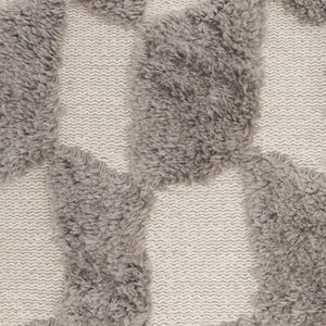 57 Grand by Nicole Curtis RC116 Grey Pillow - Rug & Home