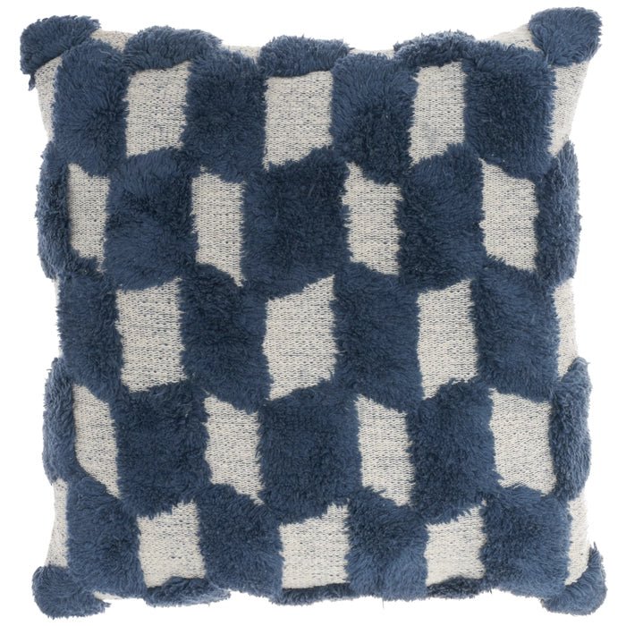 57 Grand by Nicole Curtis RC116 Navy Pillow - Rug & Home