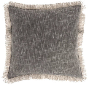 57 Grand by Nicole Curtis ZH017 Charcoal Pillow - Rug & Home