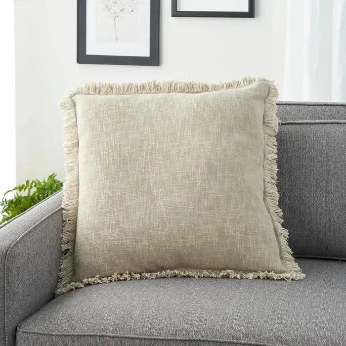 57 Grand by Nicole Curtis ZH017 Taupe Pillow