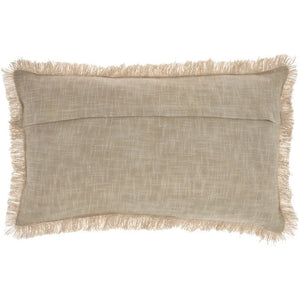 57 Grand by Nicole Curtis ZH017 Taupe Pillow - Rug & Home