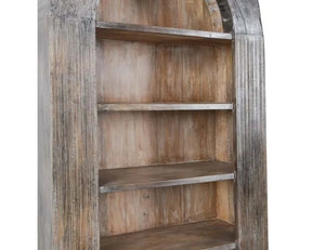 82" Tall Arch Bookcase - Rug & Home