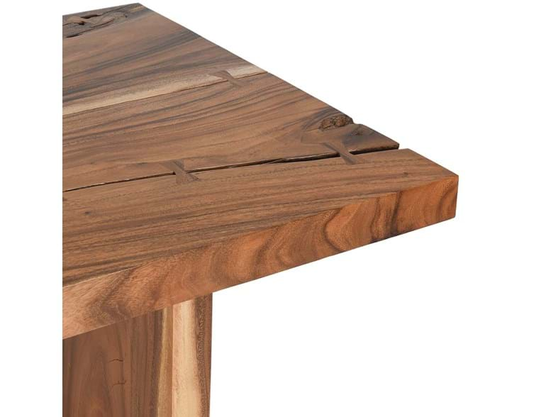 Straight Edge Walnut Dining Table