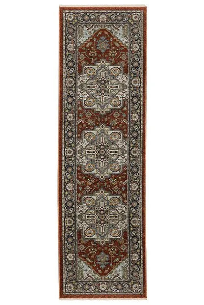 Aberdeen 1144R Red Rug - Rug & Home