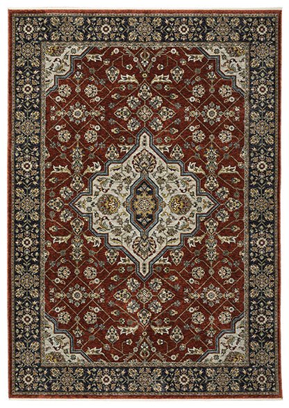 Aberdeen 4151R Red Rug - Rug & Home