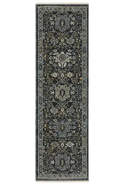 Aberdeen 533K Black Rug - Rug & Home