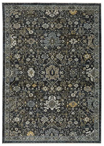 Aberdeen 533K Black Rug - Rug & Home